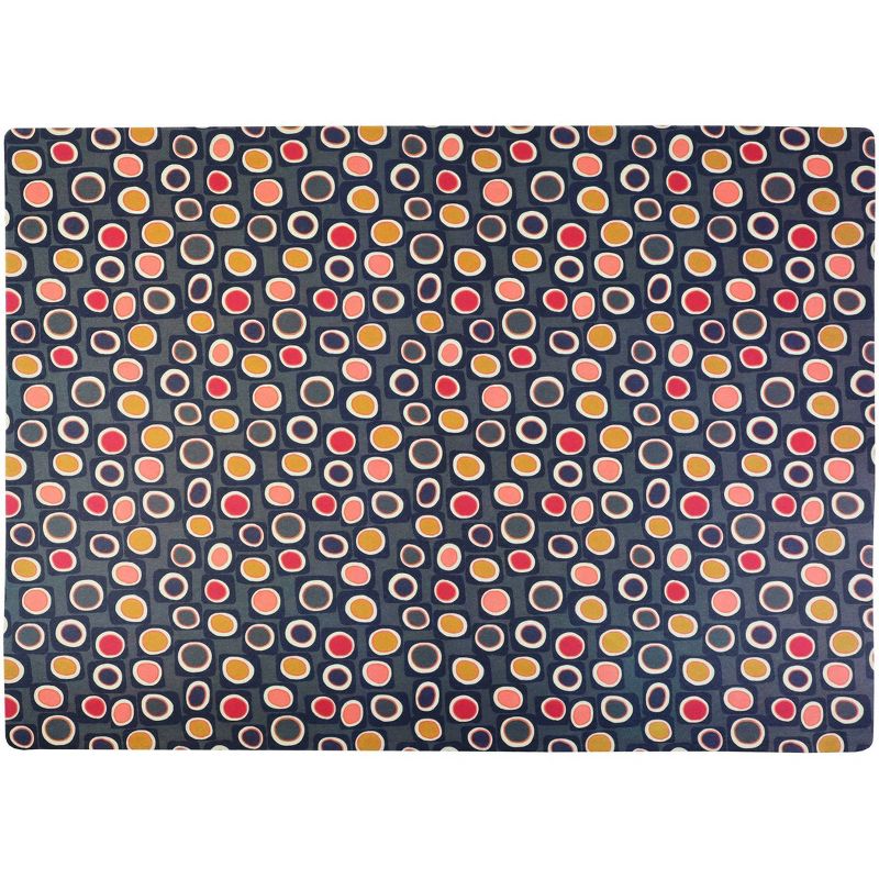 Drymate Cat Litter Trapping Mat - Circles Gray