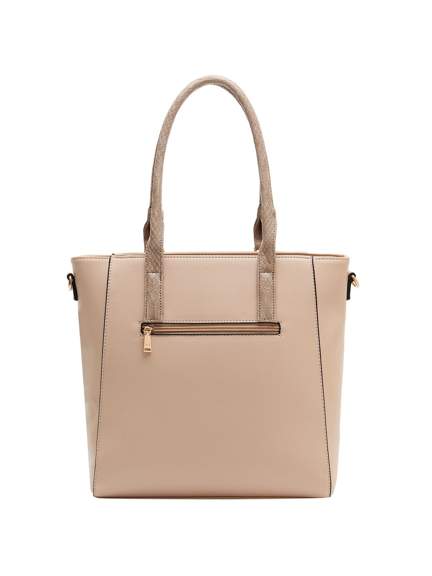 Giordano Blossoms 2020 Beige Textured Medium Shoulder Handbag