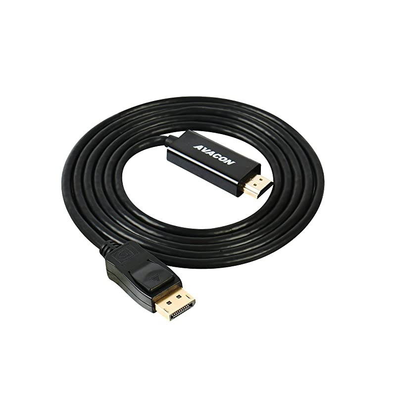 DisplayPort to HDMI 10 Feet GoldPlated Cable  Display Port to HDMI Adapter Male to Male Black