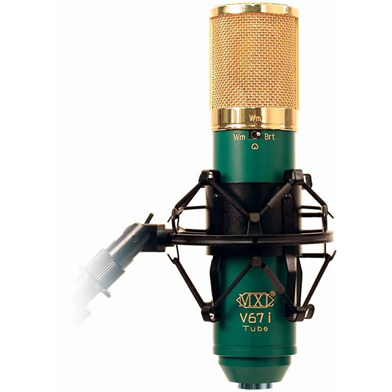 V67i Tube Dual Diaphragm Tube Condenser Microphone with High-Isolation Shockmount, Mogami XLR Cable, and Windscreen