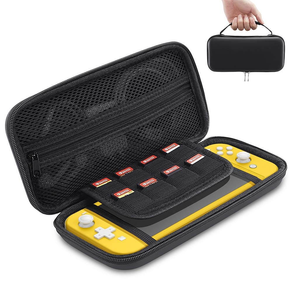 ESR Carrying Case for Nintendo Switch Lite, Protective Hard Portable Travel Carry Case with Multiple Storage for Nintendo Switch Lite Games & Accessories - Black