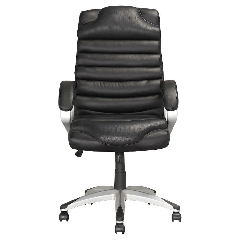 Workspace Executive Office Chair Leatherette Black - CorLiving