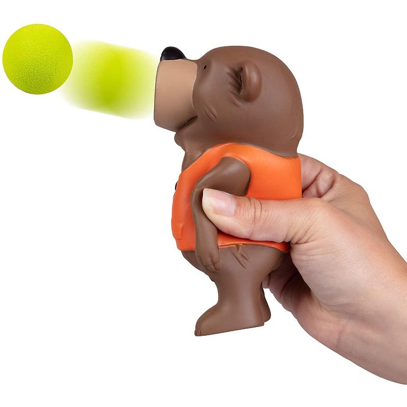 Hog Wild Bear Popper Toy, Shoots Foam Balls!