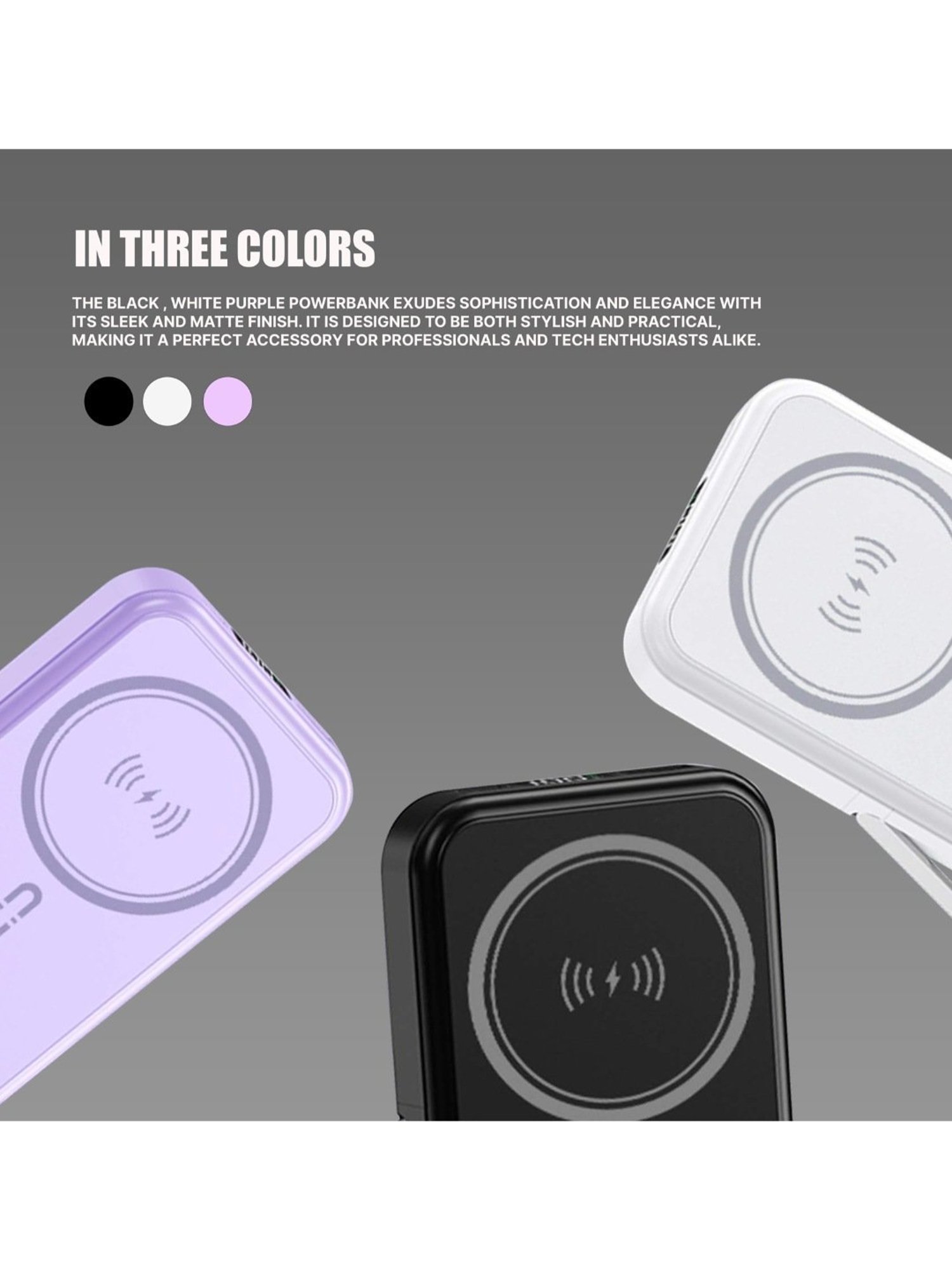 Onelife Power 15, 15W Magnetic Magsafe Wireless (Purple)