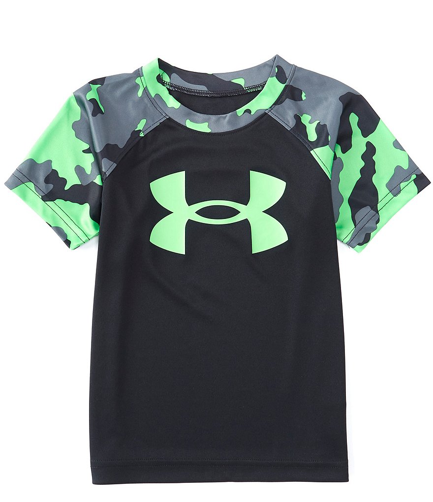 Under Armour Little Boys 2T-7 Short-Sleeve Pieced Fury Camo Raglan Tee