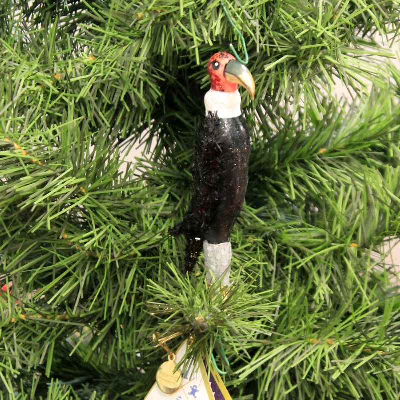 Morawski 4.25" Vulture Clip On Ornament Halloween Bird  -  Tree Ornaments