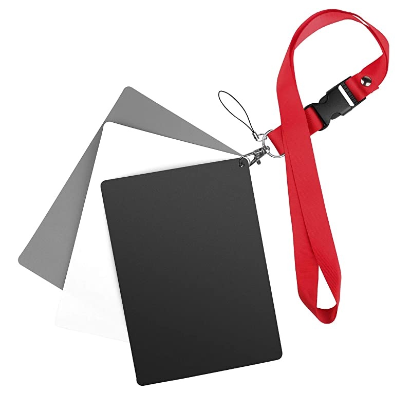 Grey Card White Balance Card 18 Exposure Photography Card Custom Calibration Camera Checker Video DSLR and Film53x 728 Large Size