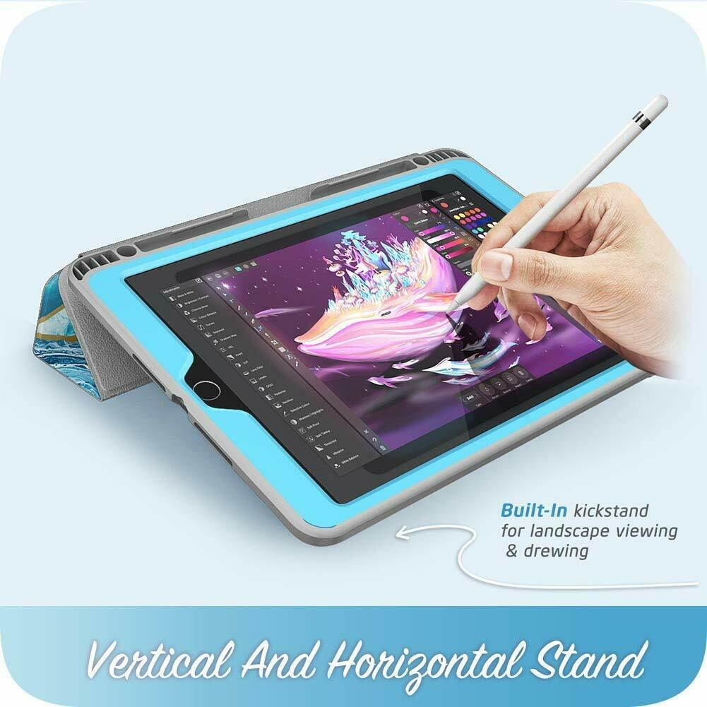 iPad 7th Generation, iPad 10.2 2019 Case i-Blason Cosmo Cover+Screen+Pen Holder