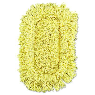Rubbermaid Commercial Trapper Looped-End Dust Mop Head 12 x 5 Yellow 12/Carton