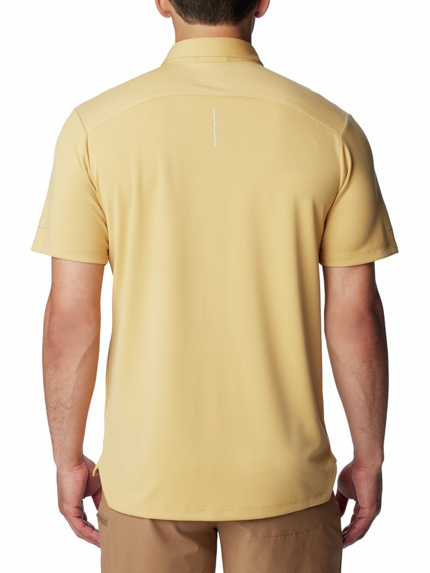 Columbia Light Camel Regular Fit Polo T-Shirt