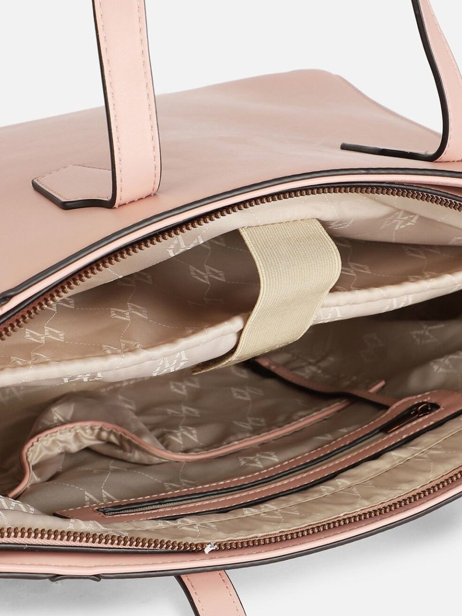 Van Heusen Pink PU Textured Tote Handbag