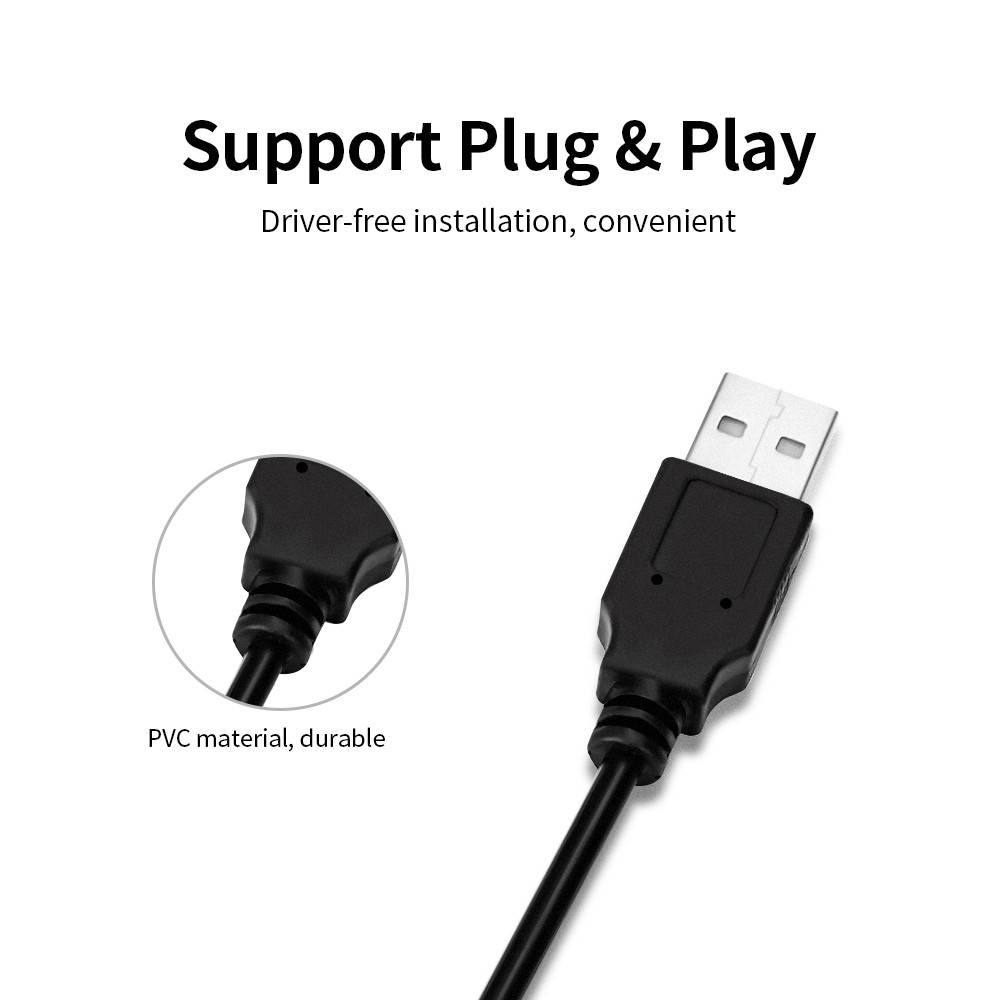 Webcam 480P 5MP PC 30fps HD Web USB Camera High-Definition Cam Video Call with Microphone USB Plug & Play for Laptop Desktop Computer