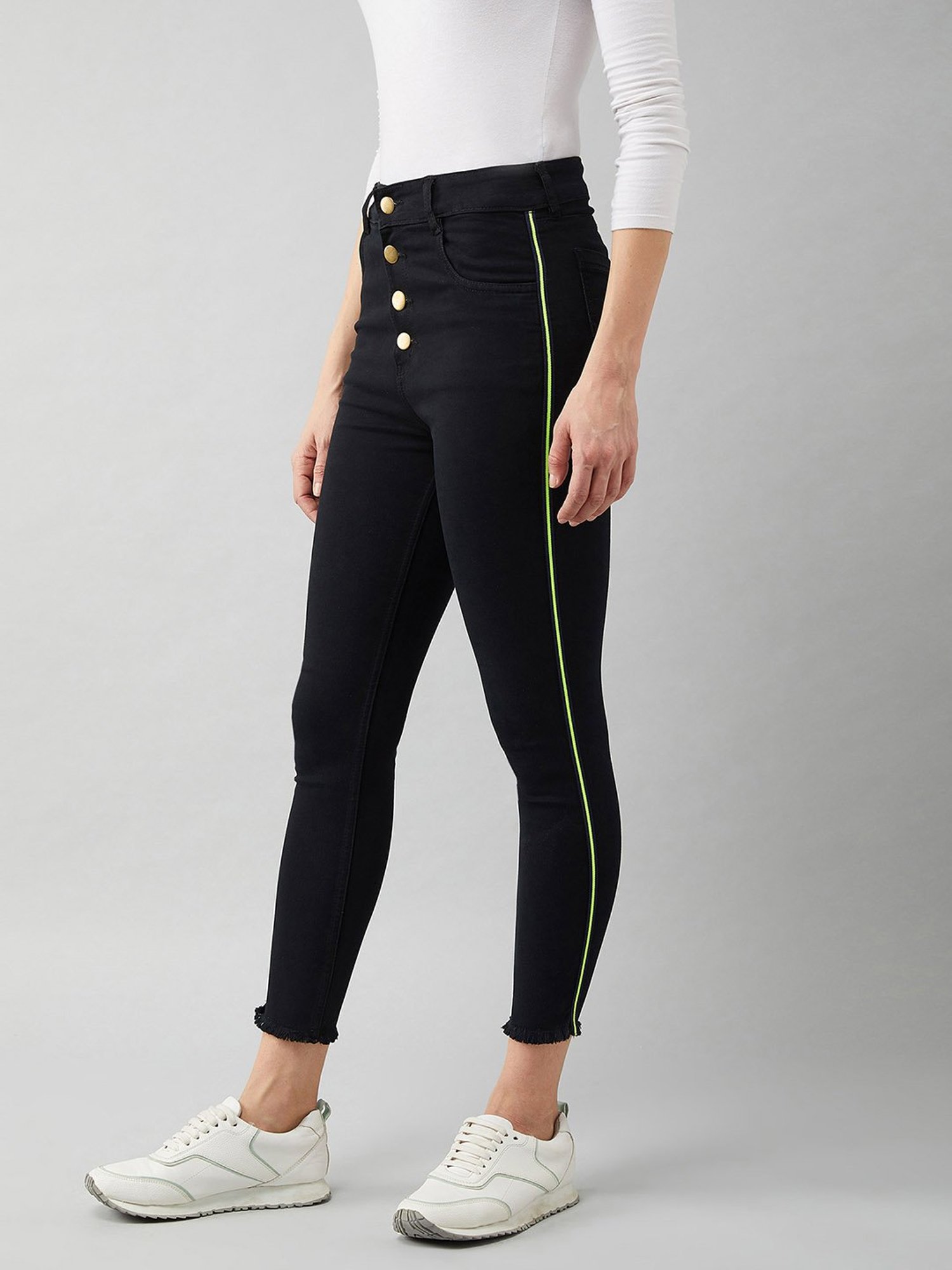 DOLCE CRUDO Black High Rise Jeans