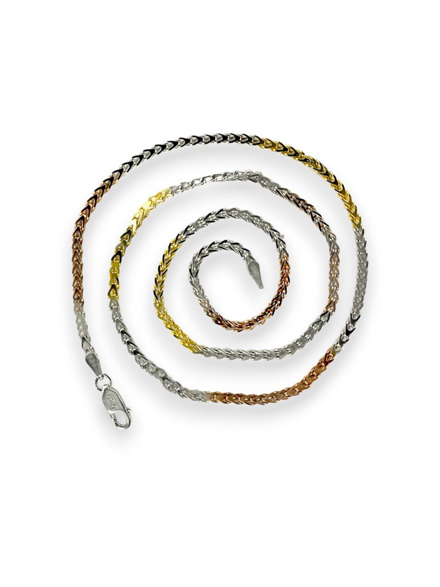 Taraash 92.5 Sterling Silver Chain for Women