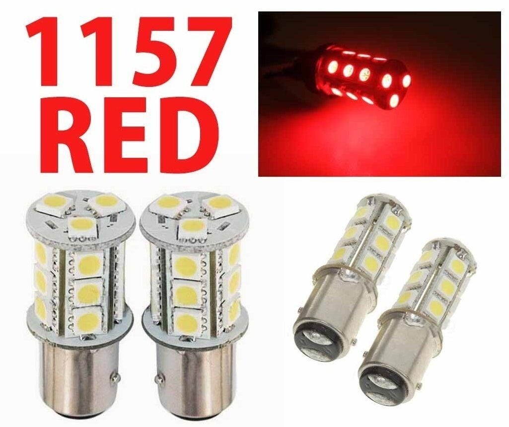 1157 BAY15D 18 SMD 5050 Red Tail Turn Signal 18 LED Car Light Bulb Lamp 12V