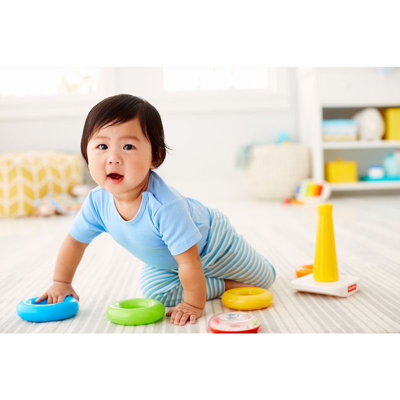 Fisher-Price Rock-a-Stack Sleeve Infant Stacking Toy