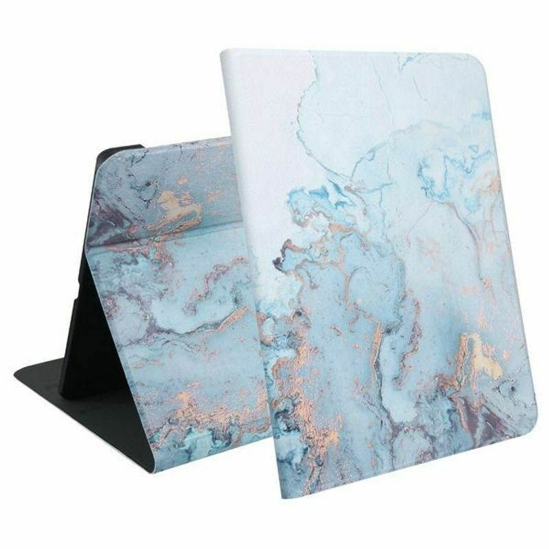For  iPad Pro 11" 2018/Pro 11" 2020 Blue Marble Leather Case Cover