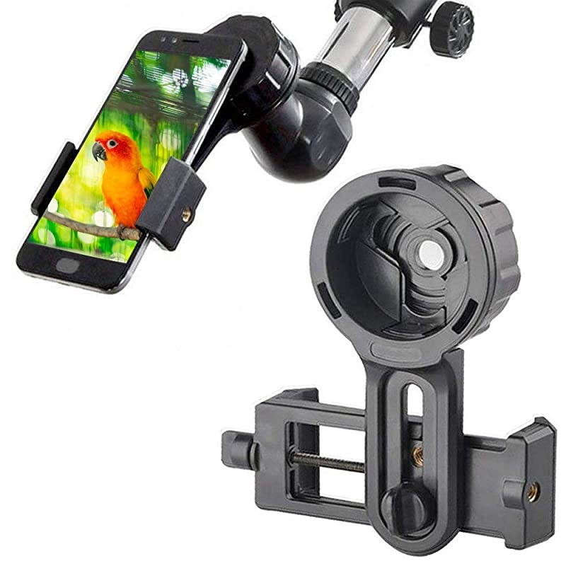 Phone Adapter Mount, phone Smartphone Quick Photography Adapter Mount Compatible Binocular Monocular Spotting Scope Telescope Microscope