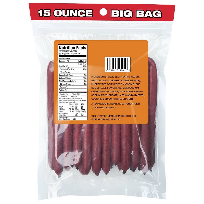 Old Trapper Original Deli Style Beef Sticks - 15oz