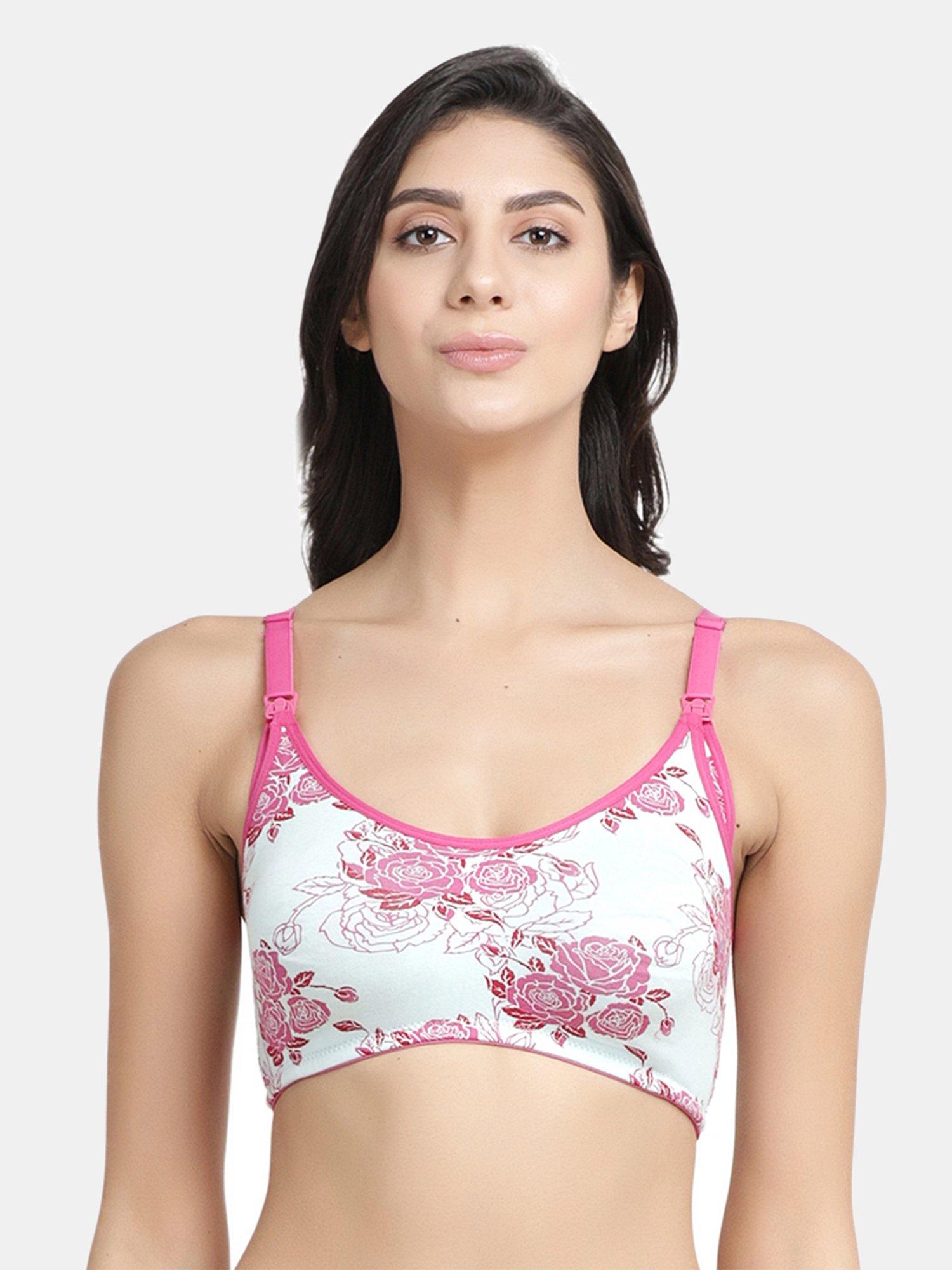 Mee Mee Pink Cotton Bra