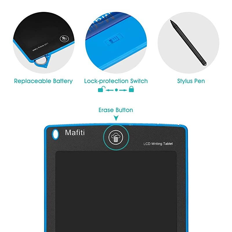 2 Pack LCD Writing Tablet 85 Inch Electronic Drawing Pads for Kids Portable Ewriter Doodle Board