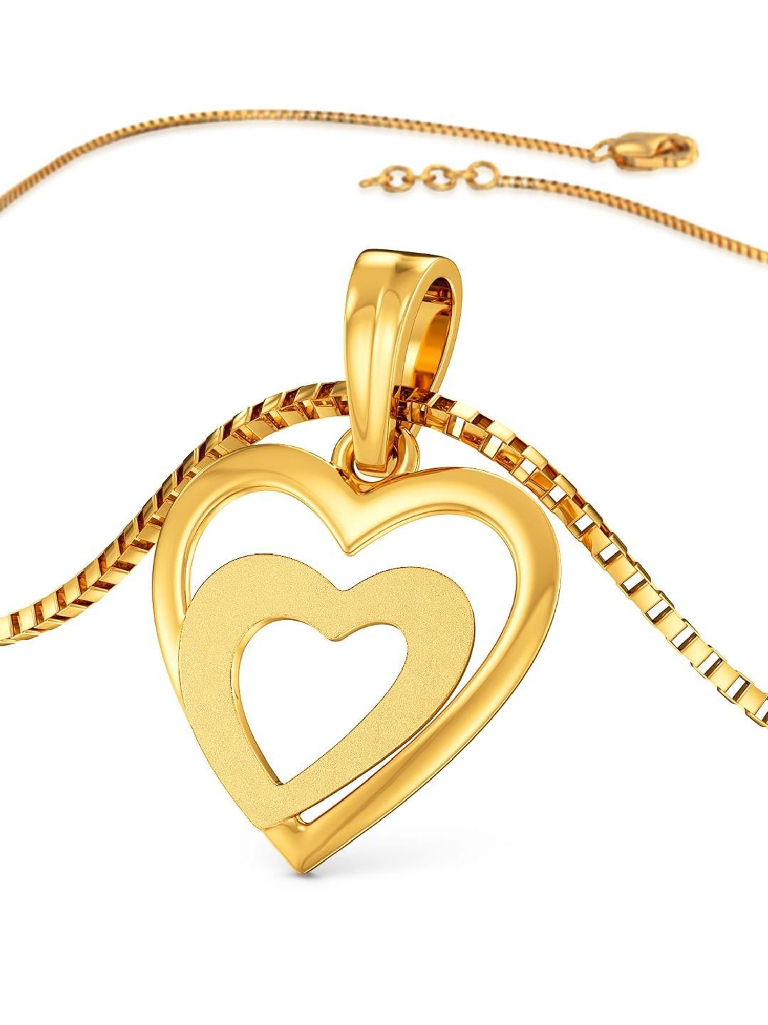 Joyalukkas 22k Love Embrace Gold Pendant