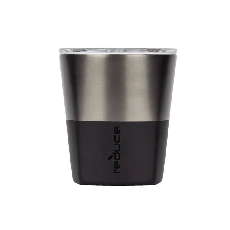 Reduce 10oz Lowball Tumbler Monotone Metallic Charcoal