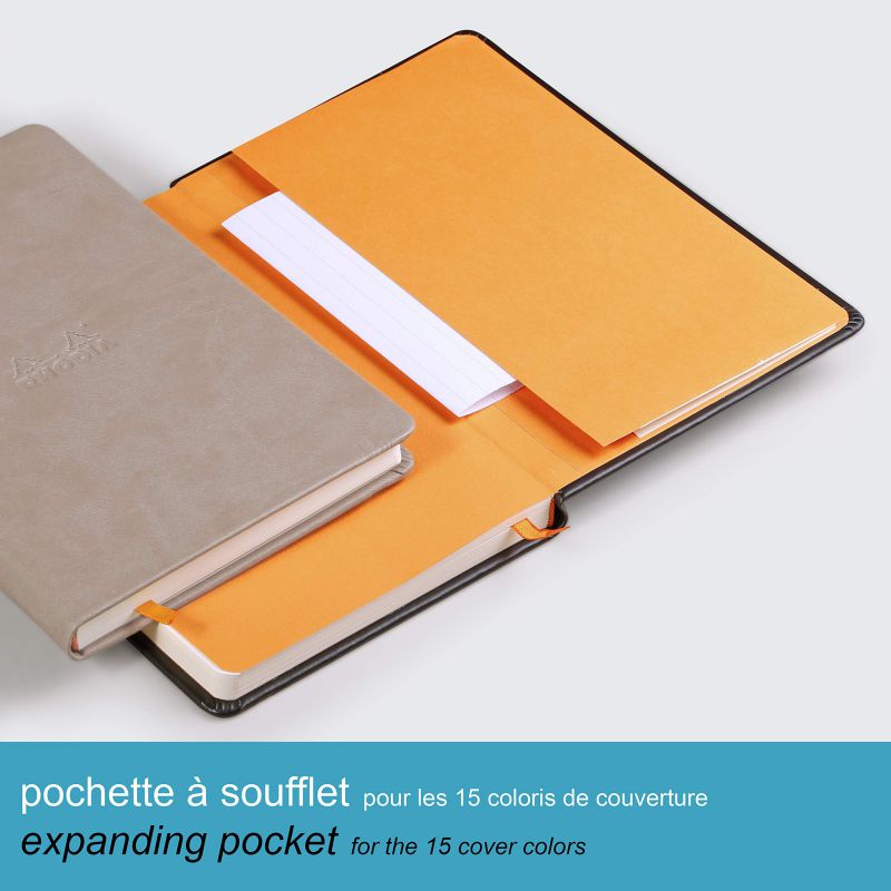 Rhodia Rhodiarama A5 Webnotebook, 5.5 in x 8.25, Lined,  Turquoise