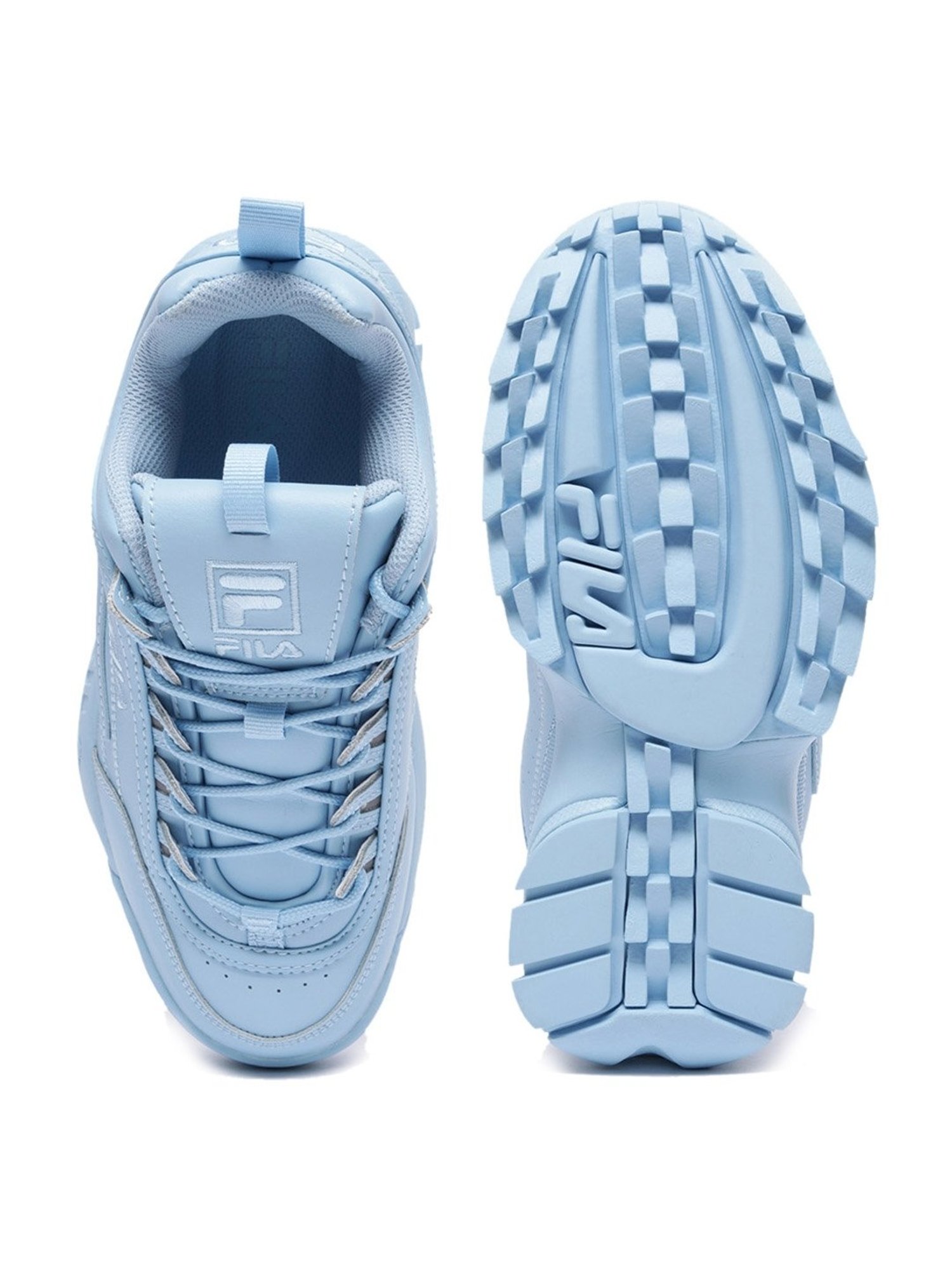 Fila Women's DISRUPTOR II PREMIUM Sky Blue Sneakers