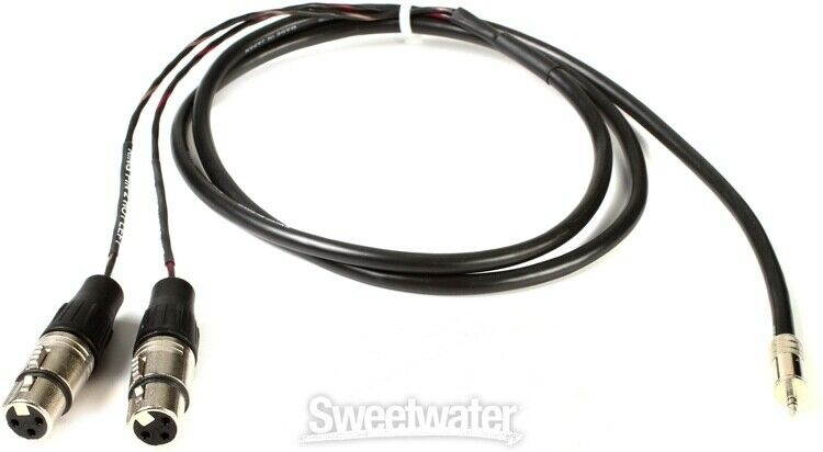 Pro Co IPMB2XF-5 3.5mm TRS Male to Dual XLR Female Insert Cable - 5'