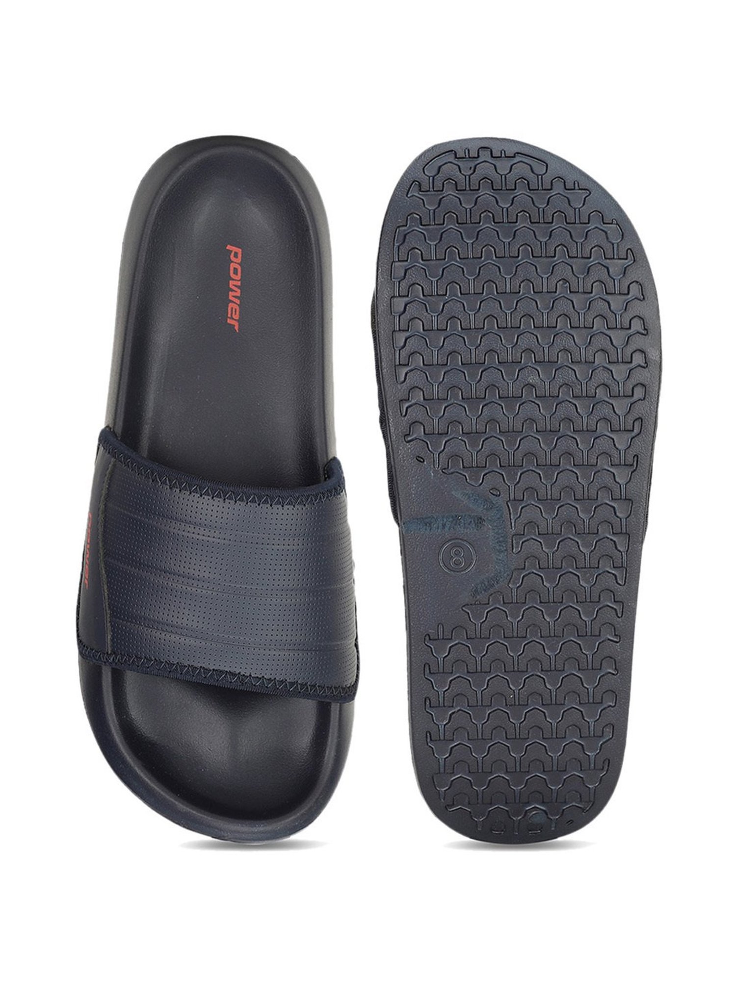 Power by Bata Men's Blue Slides
