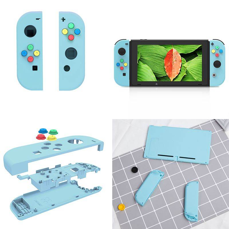 Multi-color for Nintend Switch NS Joy Con Replacement Housing Shell Cover for NX JoyCons Controller shell Case(gren)