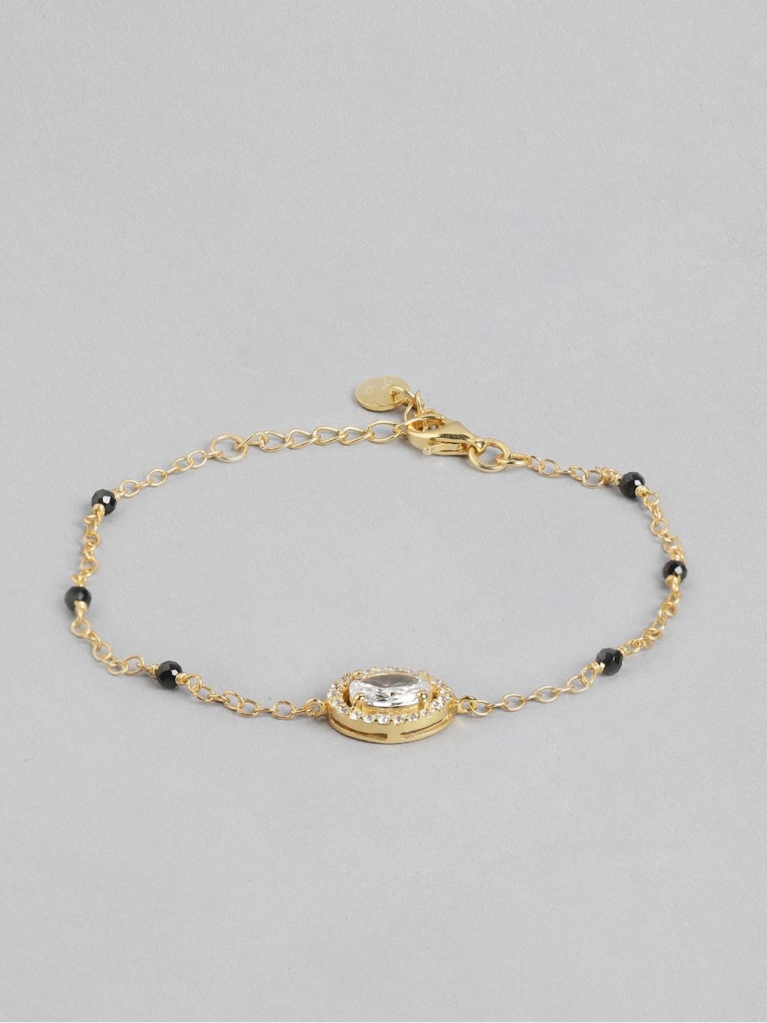 Zavya 925 Sterling Silver Radiant Adjustable Flexible fit Bracelet For Women