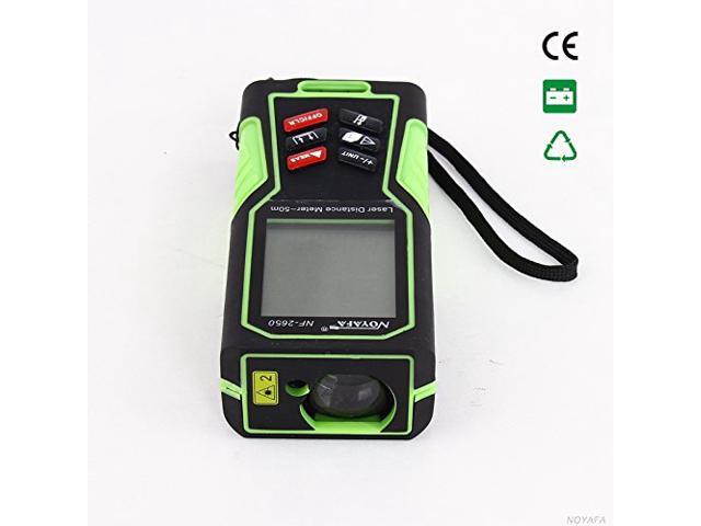 NOYAFA NF-2650 Digital Laser Distance Meter Distance/ Area/Volume Measurement 50m Tools , Single/Continuous measurement