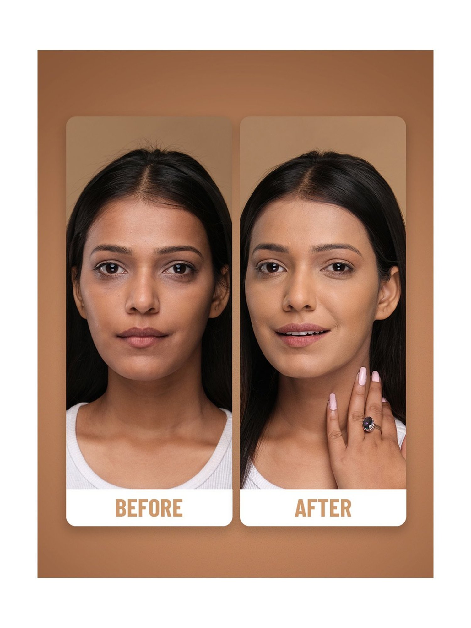 SUGAR Cosmetics Mettle Cream To Powder Foundation 10 Latte - 12 gm