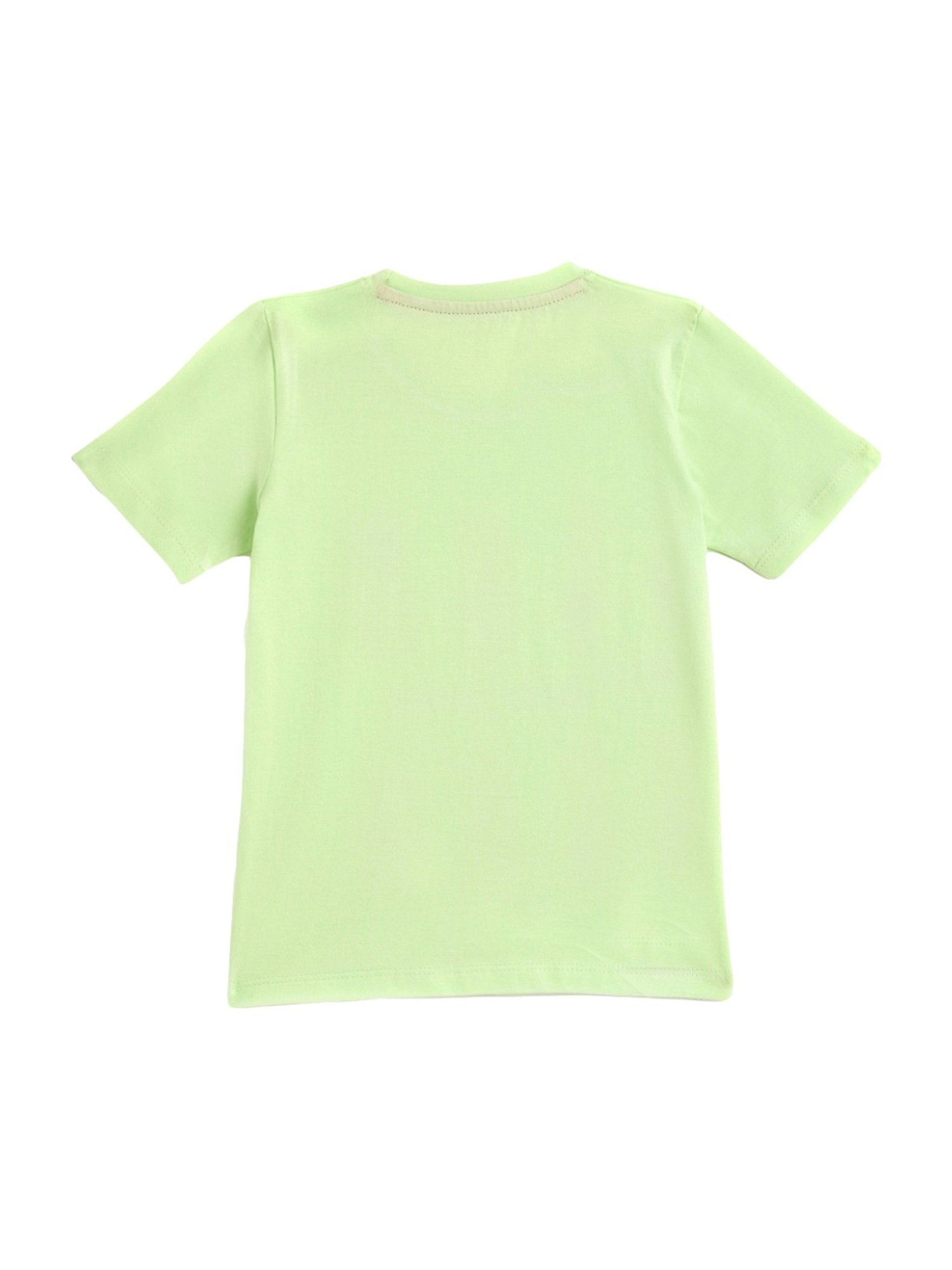 Kids Craft Mint Green Cotton Printed T-Shirt & Pants