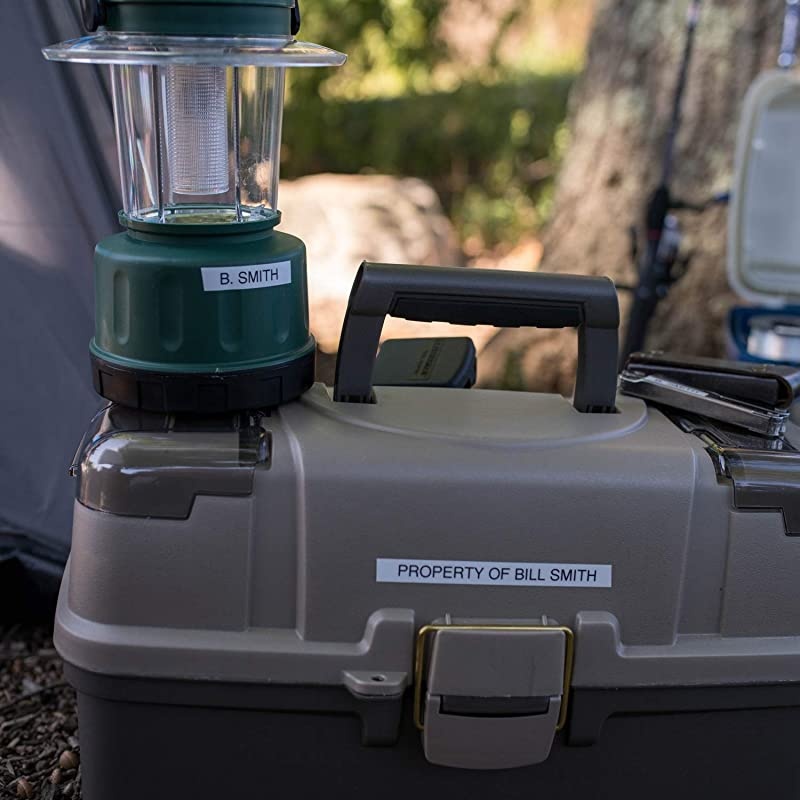 Genuine Ptouch TZES231 Label Tape 12quot 047quot Extra Strength Adhesive Laminated Ptouch Tape Black on White Laminated for Indoor or Outdoor Use Water Resistant 262 Feet 8M SinglePack