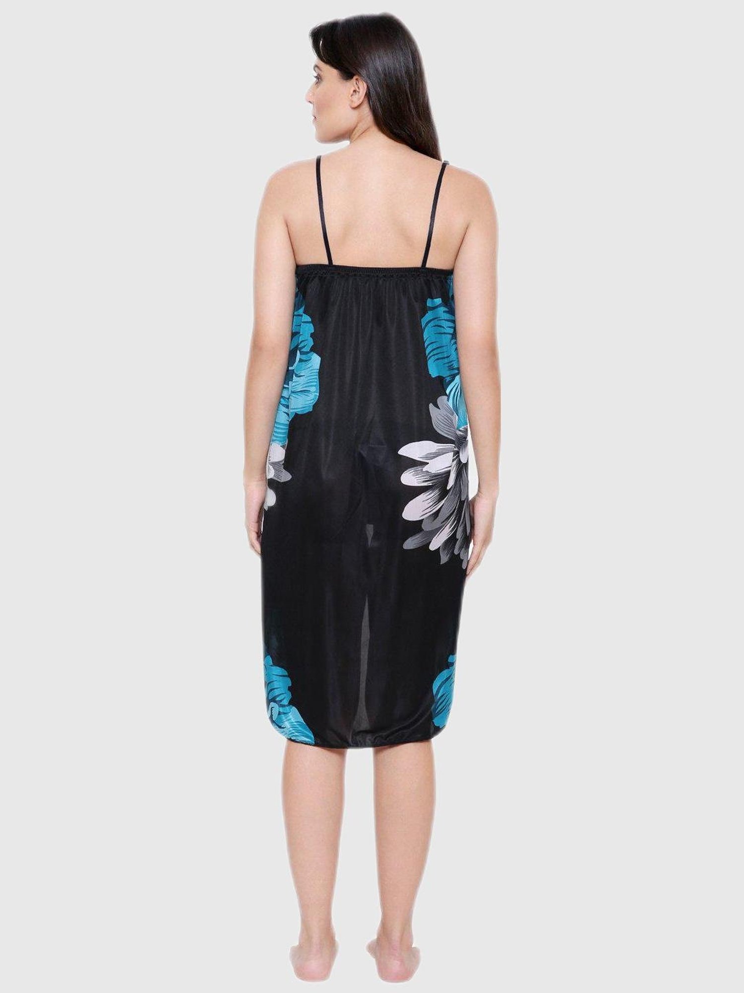 Secret Wish Blue Floral Night Dress