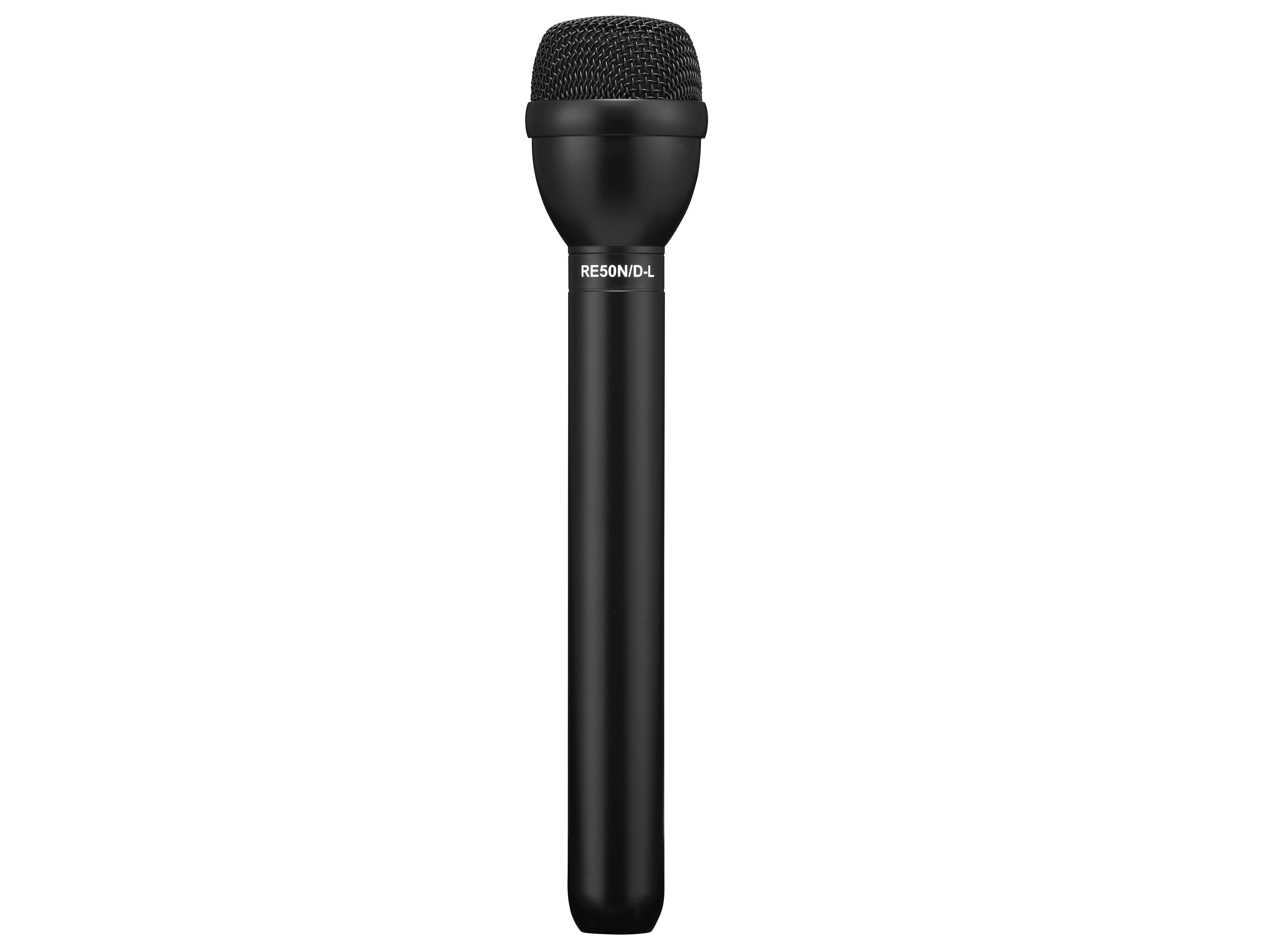 N/DYM Dynamic Omnidirectional Interview Long Handle Microphone/Frequency Response 80Hz to 13kHz (Black)
