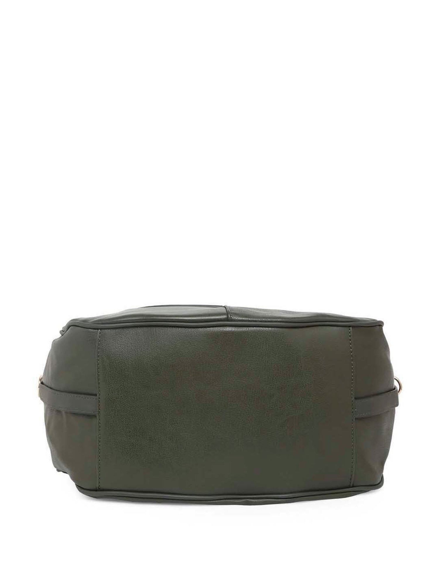 Marina Galanti Olive Solid Medium Tote Handbag