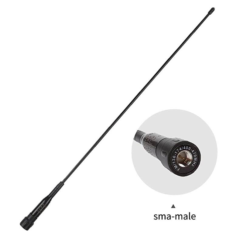 RD332 1496in VHFUHF 136174400470MHz High Gain Dual Band Handheld Antenna SMA Male for GD55 Plus Wouxun TYT YAESU VX3R VX5R VX6R VX7R  GD77S GD77