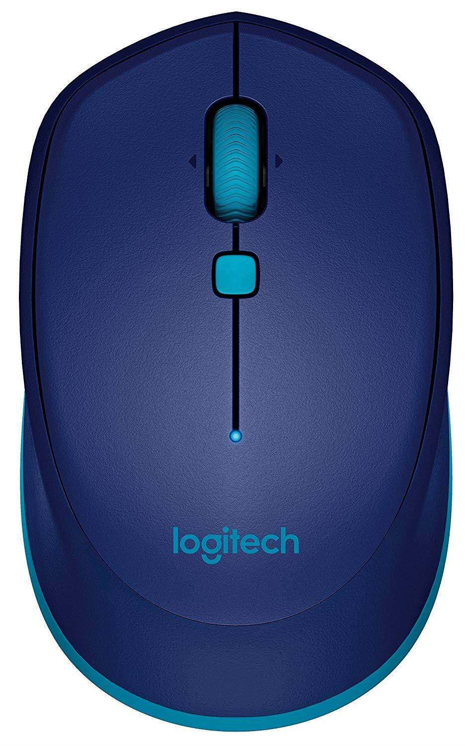 Logitech M535 Compact Bluetooth Wireless Optical Mouse for Mac, Windows, Chrome OS and Android Devices &ndash; Blue
