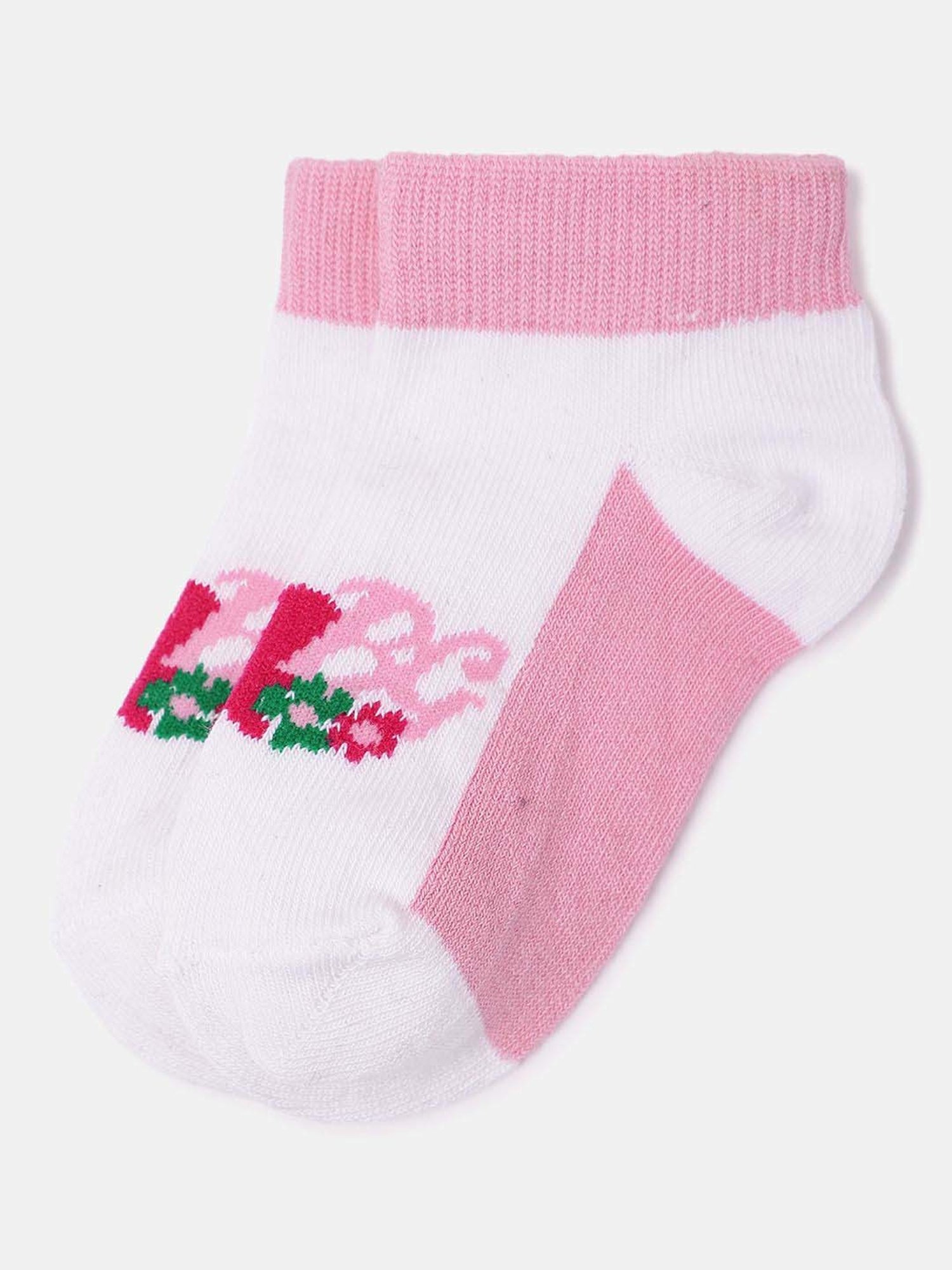 Skechers Crew Multicolor Printed Socks for Girls - Pack of 3