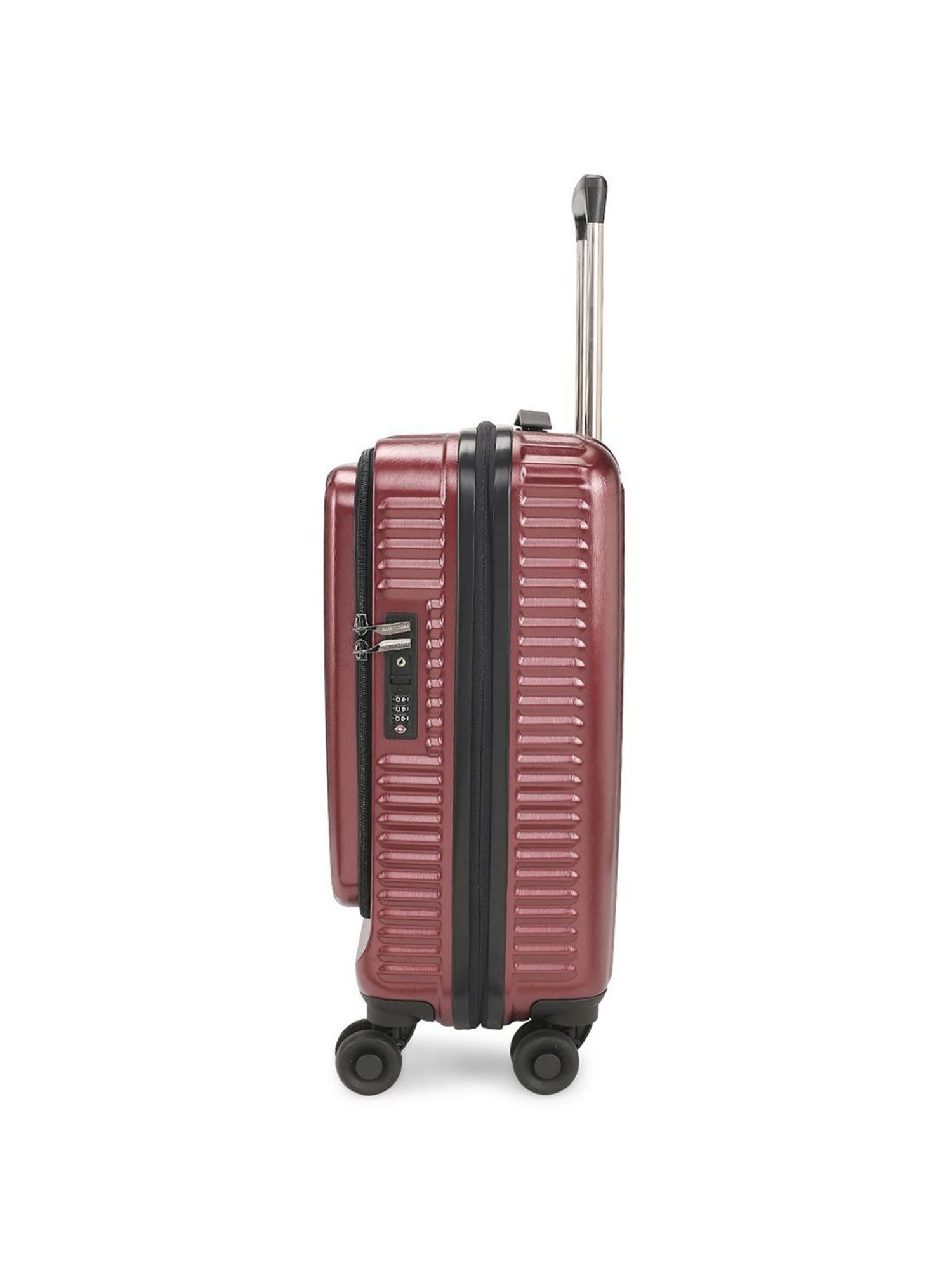 Perquisite Y2K Luxe Range Wine Red Hard 20" Cabin Luggage