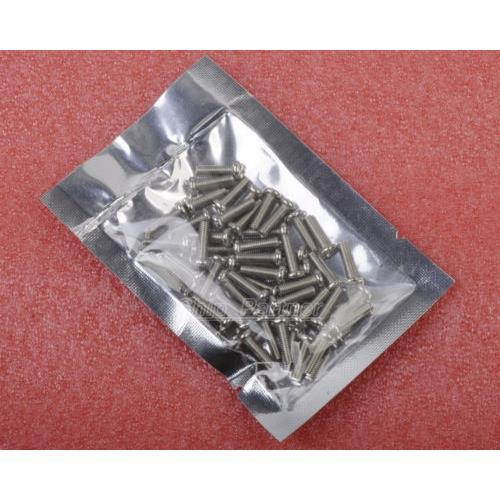 50pcs M3*10 Bolts Screw Spike Round Head Screw 3mm Length 10mm