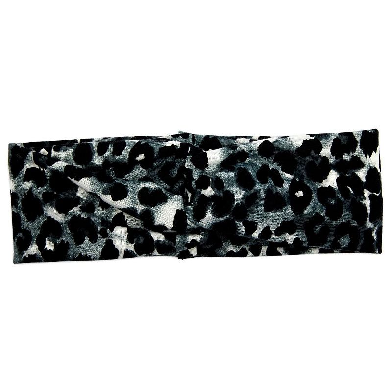 Glamlily 6 Pack Twist Women's Headbands, Girls, Leopard Print Headband, 21 x 3 x 0.5 in