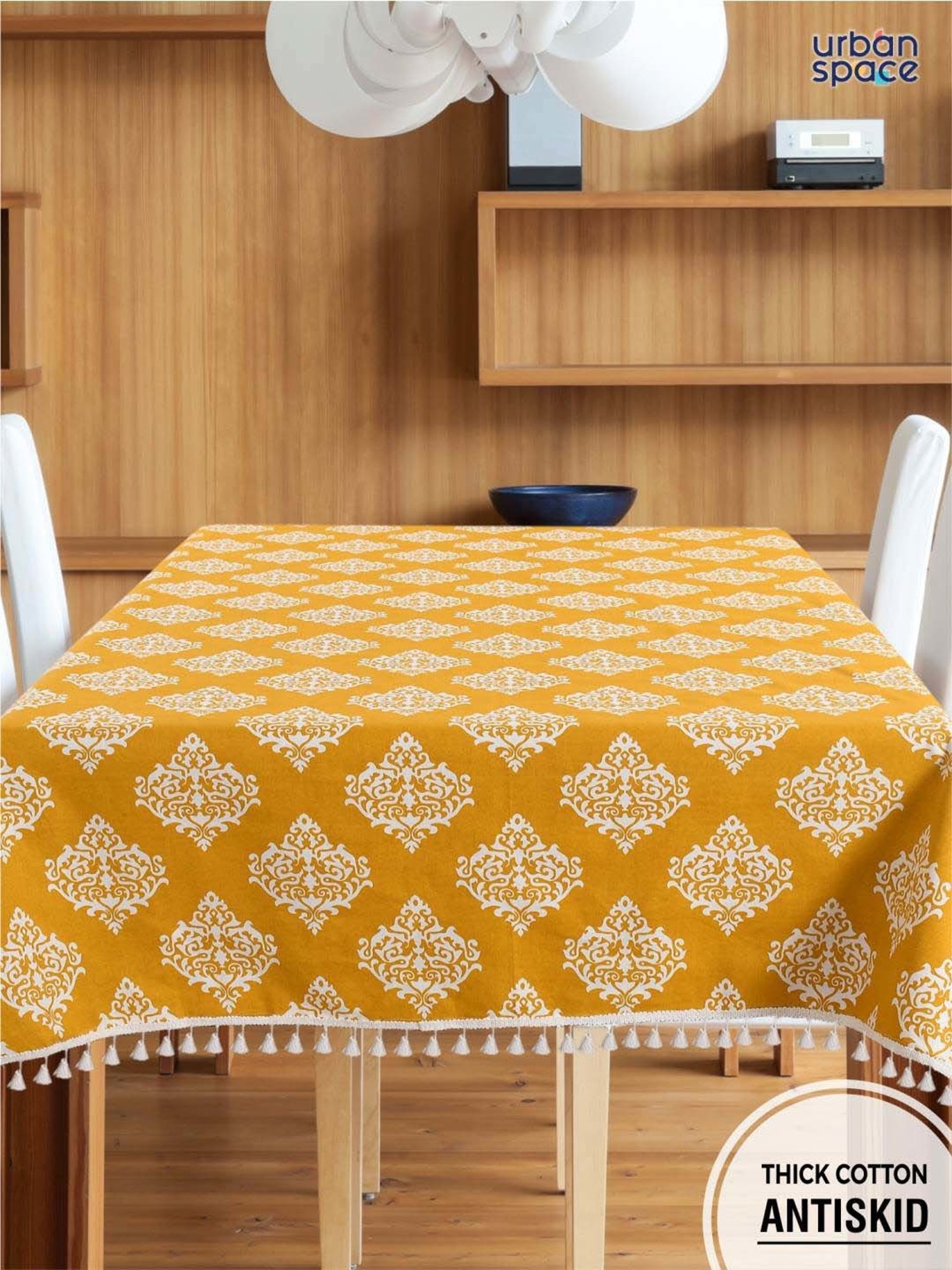 Romee Beige Cotton Checks Table Linen Sets