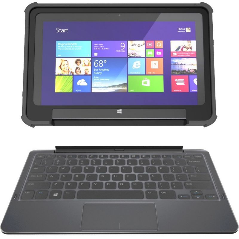 Gumdrop Hideaway Case for Notebook - Black - For Notebook - Black - Shock Absorbing - Rubber