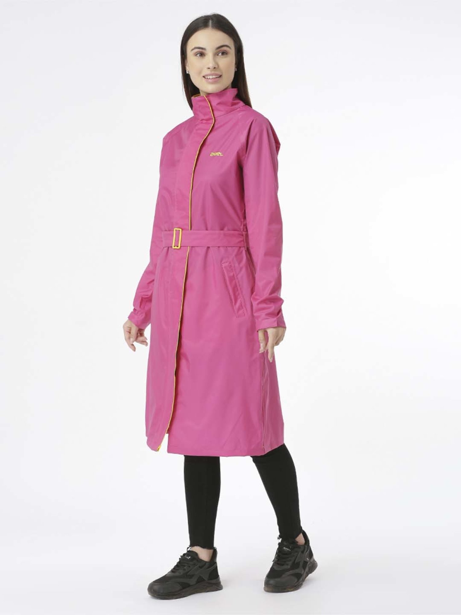Zeel Pink Regular Fit Rain Jacket