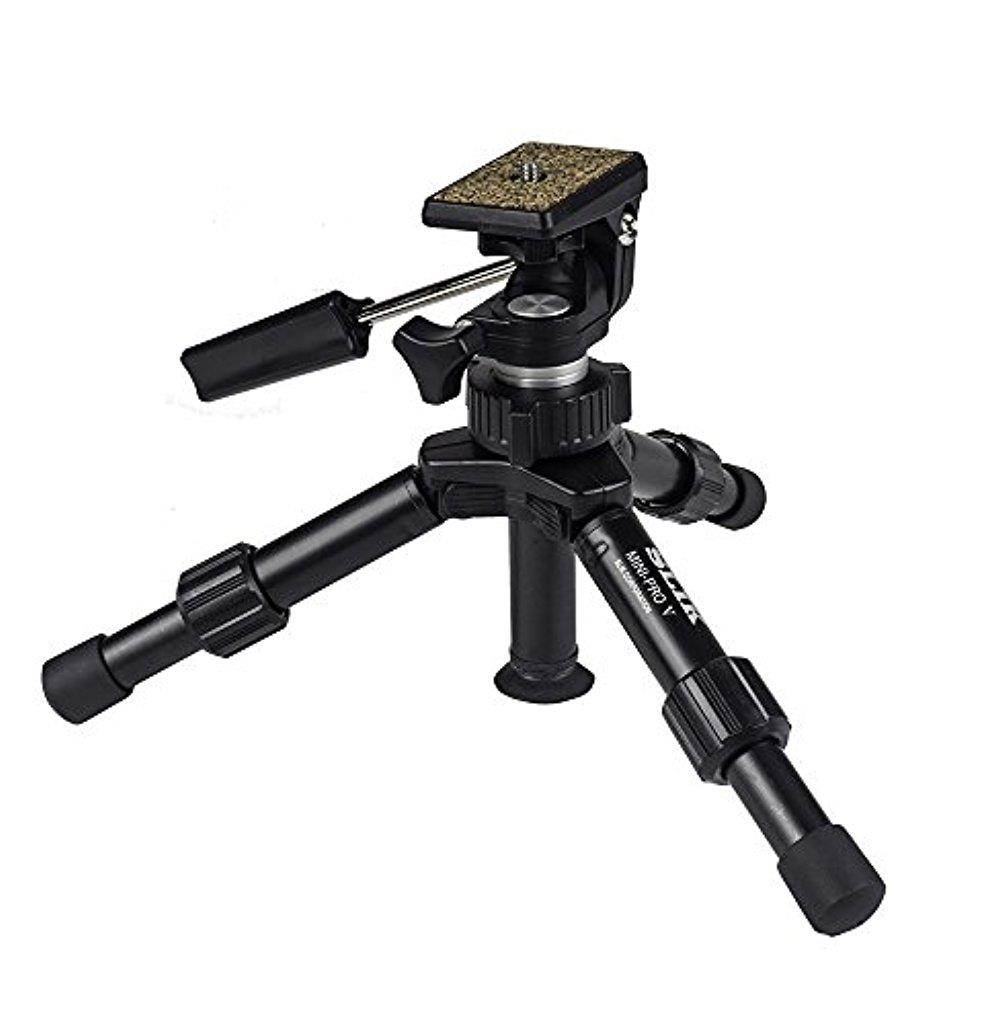 Slik Mini-Pro V Tripod with 2-Way Pan/Tilt Head - Supports 3.3 lb (1.5 kg)
